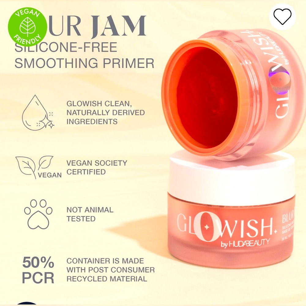NIB HUDA BEAUTY GLOWISH BLUR JAM SMOOTHING PRIMER: Sold OUT!